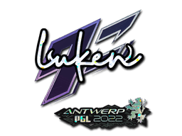 Sticker | luken (Glitter) | Antwerp 2022