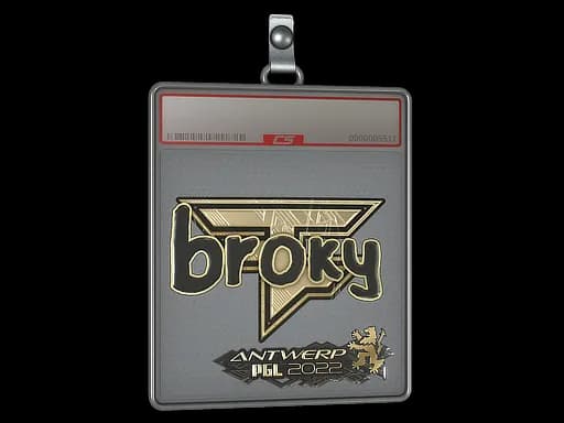 Sticker Slab | broky (Gold) | Antwerp 2022