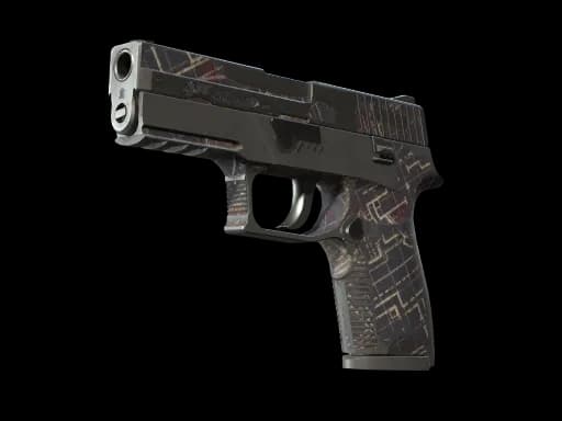 Souvenir P250 | Facility Draft (Battle-Scarred)
