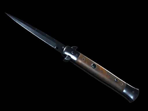 ★ StatTrak™ Stiletto Knife | Blue Steel (Minimal Wear)