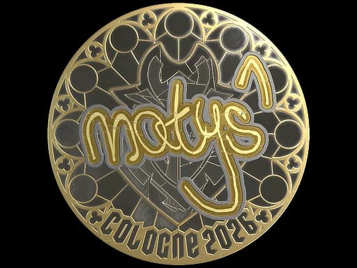 Sticker | MATYS (Gold) | Cologne 2026