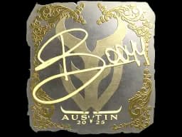 Sticker | bodyy (Gold) | Austin 2025