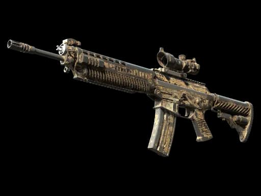SG 553 | Bleached (Battle-Scarred)