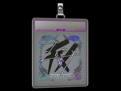 Sticker Slab | zevy (Holo) | Austin 2025