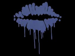 Sealed Graffiti | Kiss (SWAT Blue)
