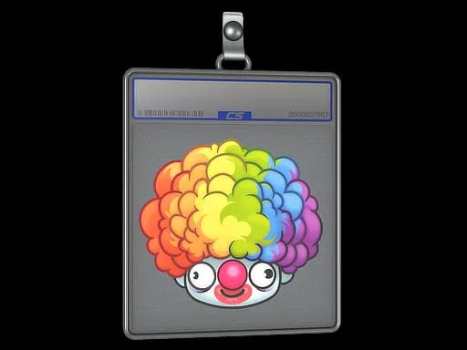 Sticker Slab | Clown Wig