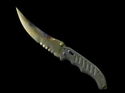 ★ StatTrak™ Flip Knife | Case Hardened (Well-Worn)