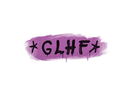 Sealed Graffiti | GLHF (Bazooka Pink)