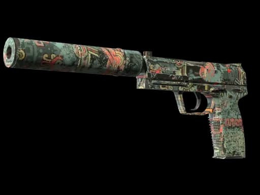 Souvenir USP-S | Ancient Visions (Well-Worn)