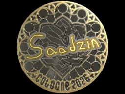 Sticker | saadzin (Gold) | Cologne 2026
