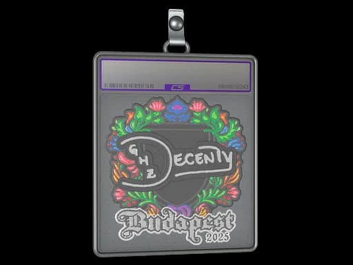 Sticker Slab | decenty (Embroidered) | Budapest 2025