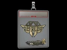 Sticker Slab | refrezh (Gold) | Antwerp 2022