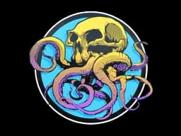 Sticker | Sunset Ocean Tentaskull