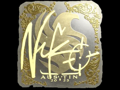 Sticker | NiKo (Gold) | Austin 2025
