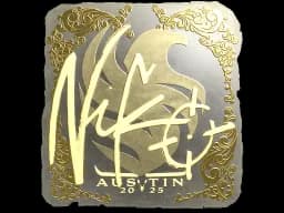Sticker | NiKo (Gold) | Austin 2025