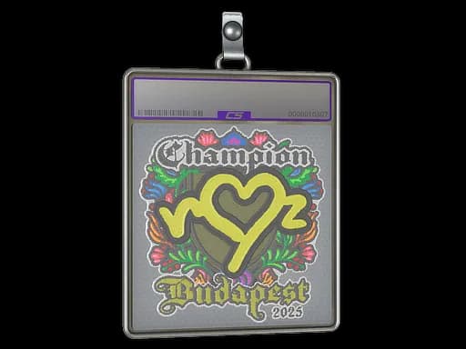 Sticker Slab | ropz (Embroidered, Champion) | Budapest 2025