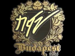Sticker | NQZ (Gold) | Budapest 2025