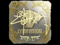 Sticker | z4KR (Gold) | Austin 2025