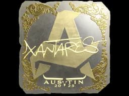 Sticker | XANTARES (Gold) | Austin 2025