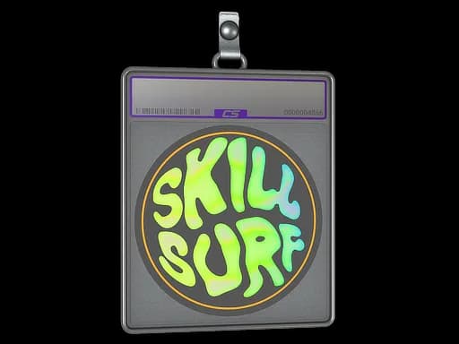 Sticker Slab | Ocean Sunset Skill Surf (Holo)