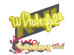 Sticker | w0nderful | Shanghai 2024