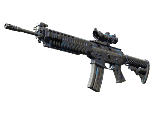 StatTrak™ SG 553 | Aloha (Battle-Scarred)