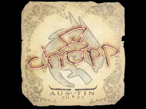Sticker | chopper | Austin 2025