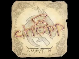 Sticker | chopper | Austin 2025