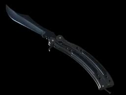 ★ StatTrak™ Butterfly Knife | Blue Steel (Field-Tested)