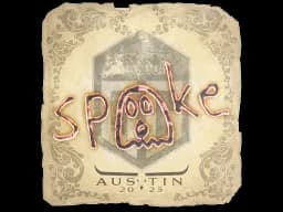 Sticker | spooke | Austin 2025