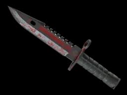 ★ M9 Bayonet | Crimson Web (Battle-Scarred)