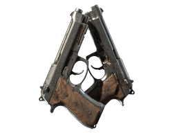 Souvenir Dual Berettas | Drift Wood (Battle-Scarred)