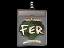 Sticker Slab | fer (Gold) | Berlin 2019