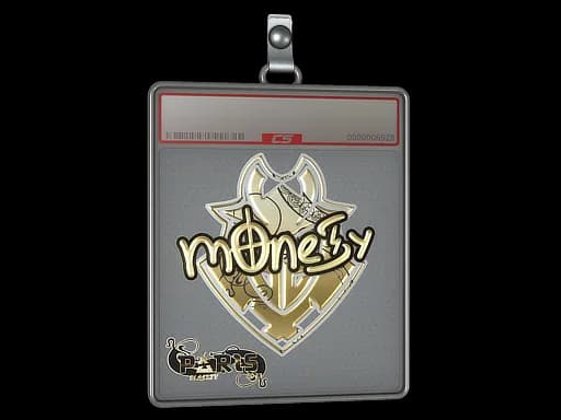 Sticker Slab | m0NESY (Gold) | Paris 2023