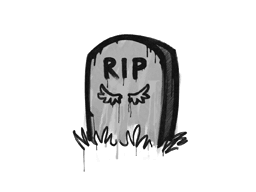 Sealed Graffiti | Tombstone (Shark White)