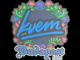 Sticker | Kvem (Embroidered) | Budapest 2025