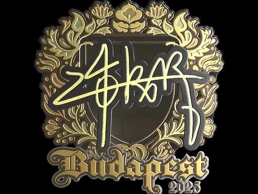 Sticker | z4KR (Gold) | Budapest 2025