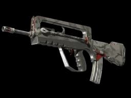 FAMAS | Grey Ghost (Well-Worn)