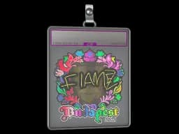 Sticker Slab | FlameZ (Holo) | Budapest 2025