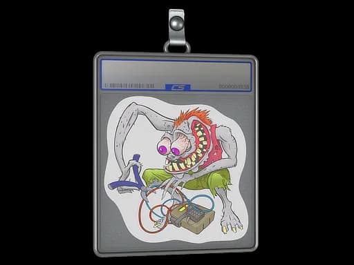 Sticker Slab | White Bombster