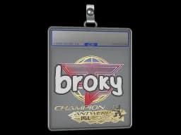 Sticker Slab | broky (Champion) | Antwerp 2022
