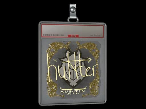 Sticker Slab | huNter- (Gold) | Austin 2025