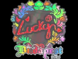 Sticker | Lucky (Holo) | Budapest 2025