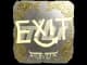Sticker | exit (Gold) | Austin 2025 CS2 skin