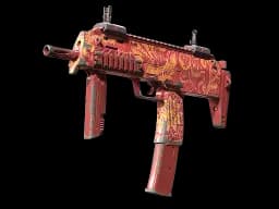 MP7 | Coral Paisley (Well-Worn)