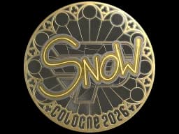 Sticker | snow (Gold) | Cologne 2026