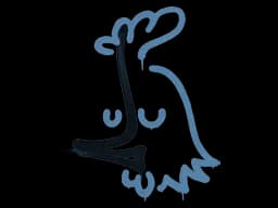 Sealed Graffiti | Recoil AK-47 (Monarch Blue)