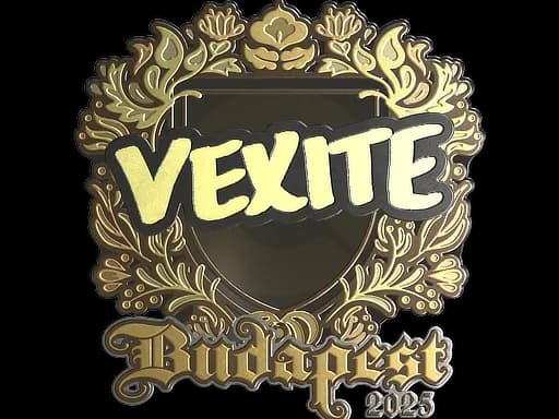 Sticker | vexite (Gold) | Budapest 2025