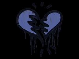 Sealed Graffiti | Broken Heart (SWAT Blue)