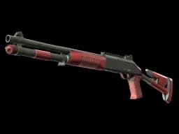 XM1014 | Red Leather (Well-Worn)